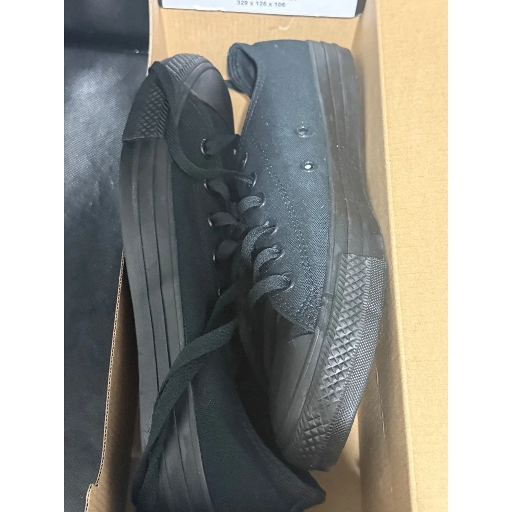 Converse Chuck Taylor All Star Ox Low Black Monochrome M5039 Mens 7 Womens 9 - Picture 3 of 6